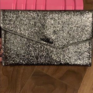Silver Sparkle Clutch